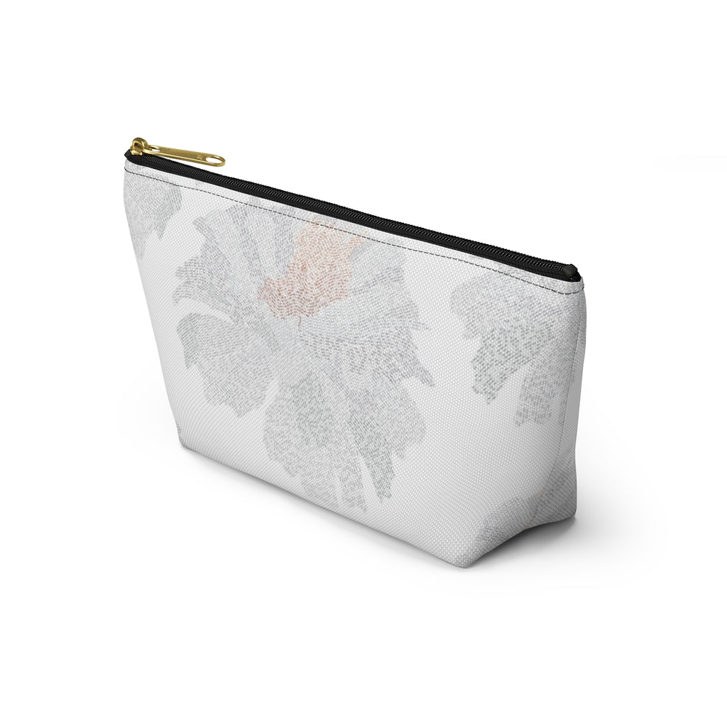 Ciphertext Code Accessory Pouch w T-bottom in Cool Gray