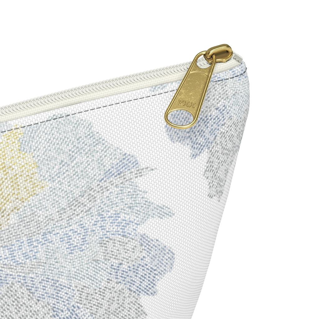 Ciphertext Code Accessory Pouch w T-bottom in Blue