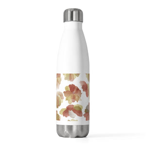 Watercolor Floral 20oz Insulated Bottle in Red