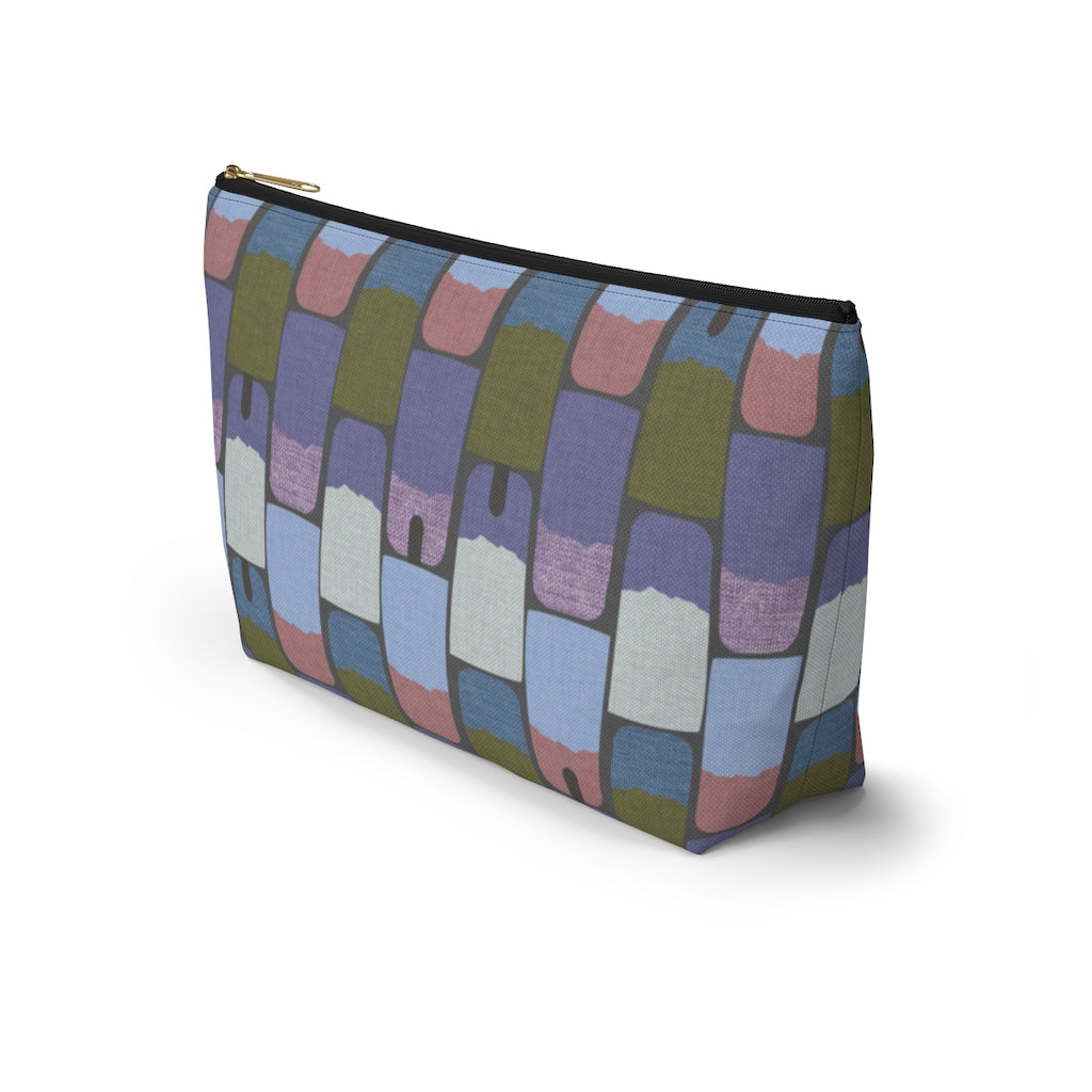 Popsicles Accessory Pouch w T-bottom in Purple