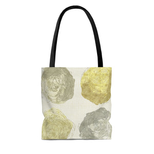 Decipher Code Tote Bag in Yellow