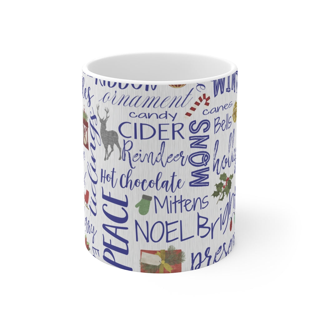 Holiday Cheer Mug in Blue