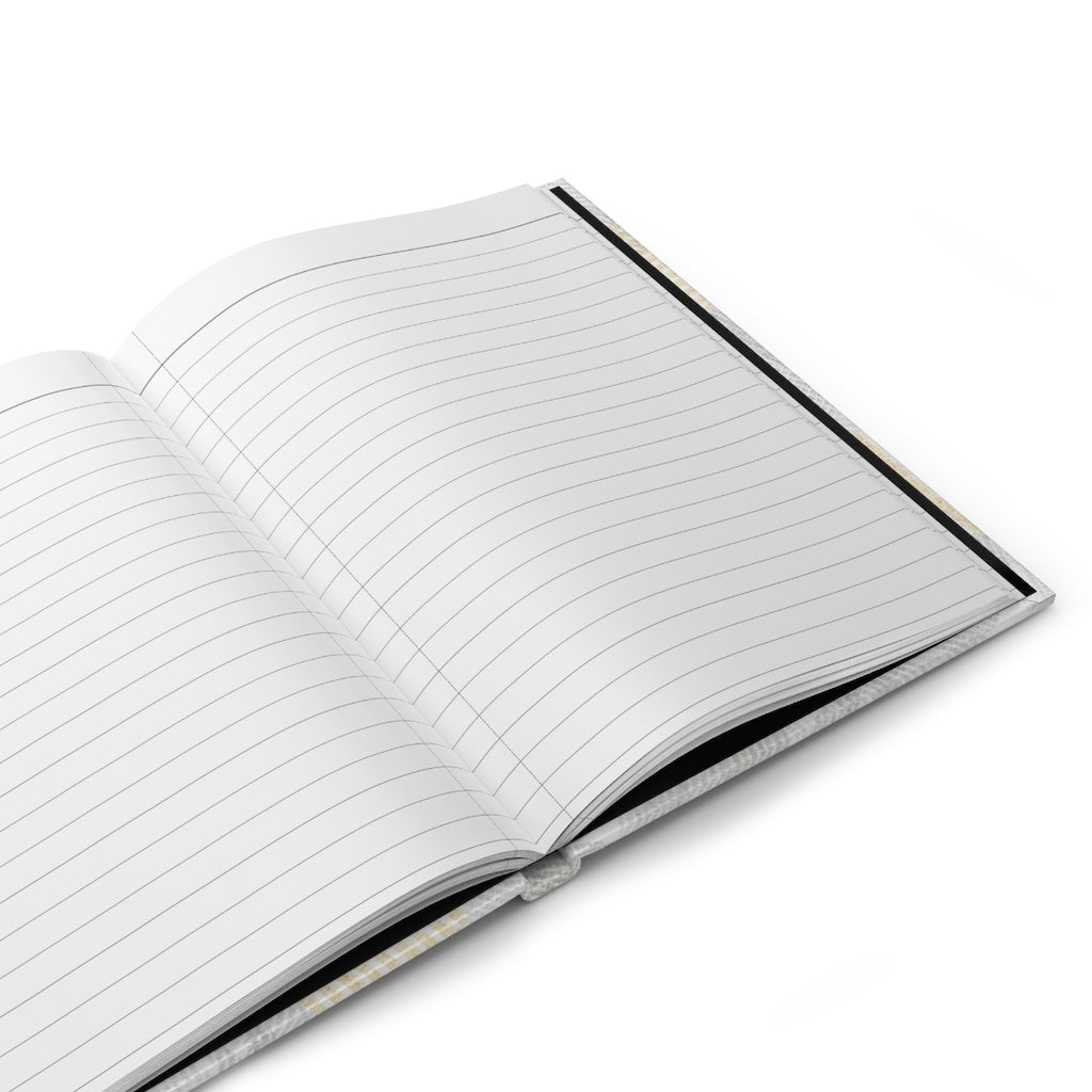 Daisy Chain Code Hardcover Journal Matte in Gray