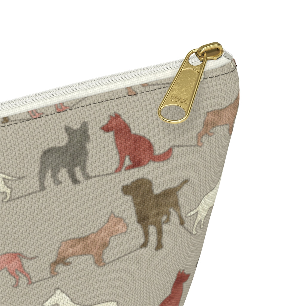 Dogs Accessory Pouch w T-bottom in Pink