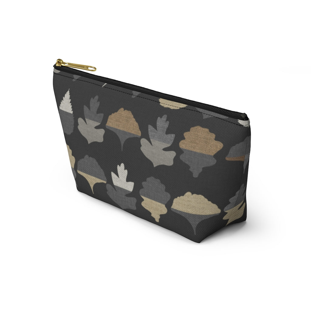 Frond Accessory Pouch w T-bottom in Black