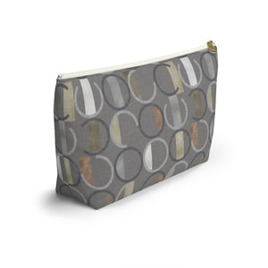 Journey Code Accessory Pouch w T-bottom in Gray