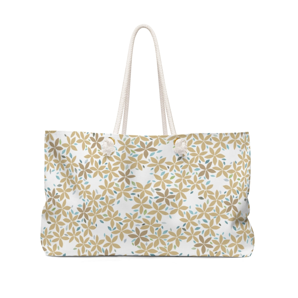 Snowbell Weekender Bag in Gold