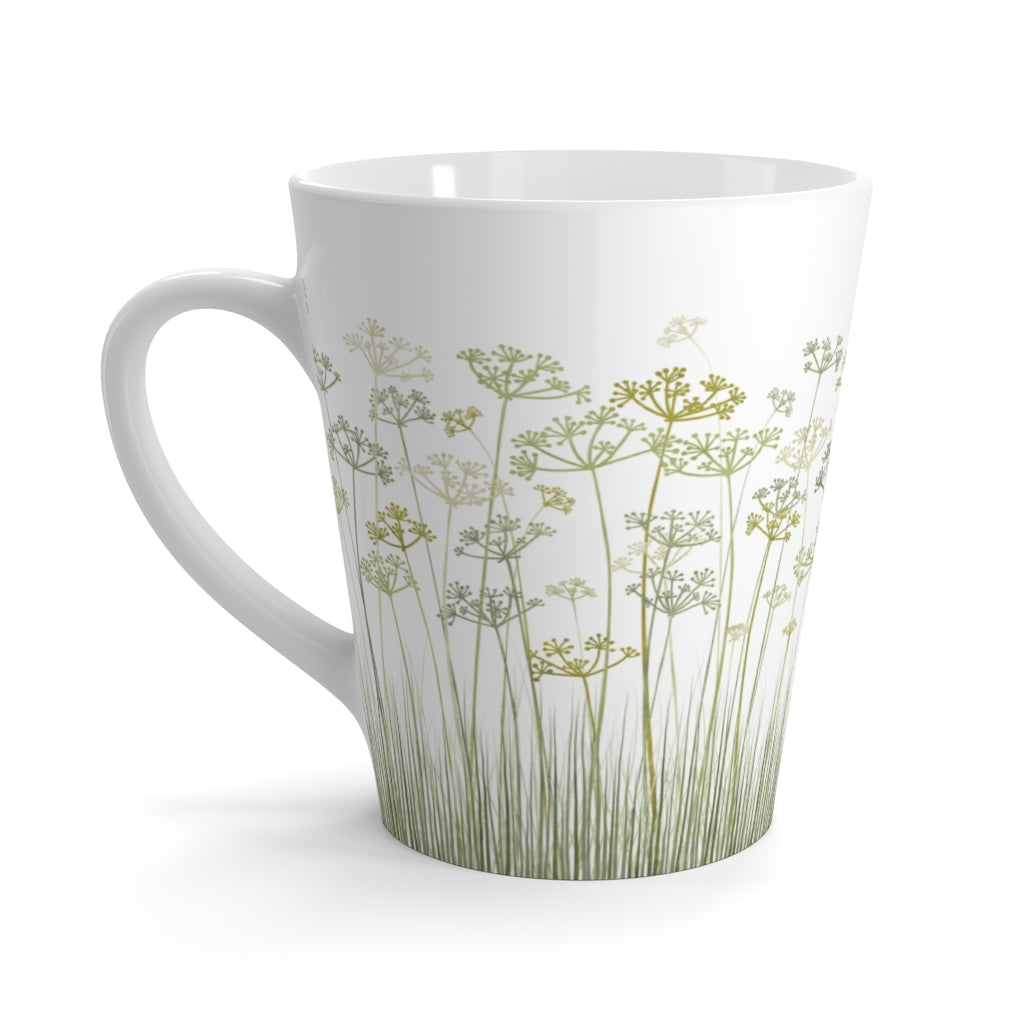 Message Code Latte Mug in Green