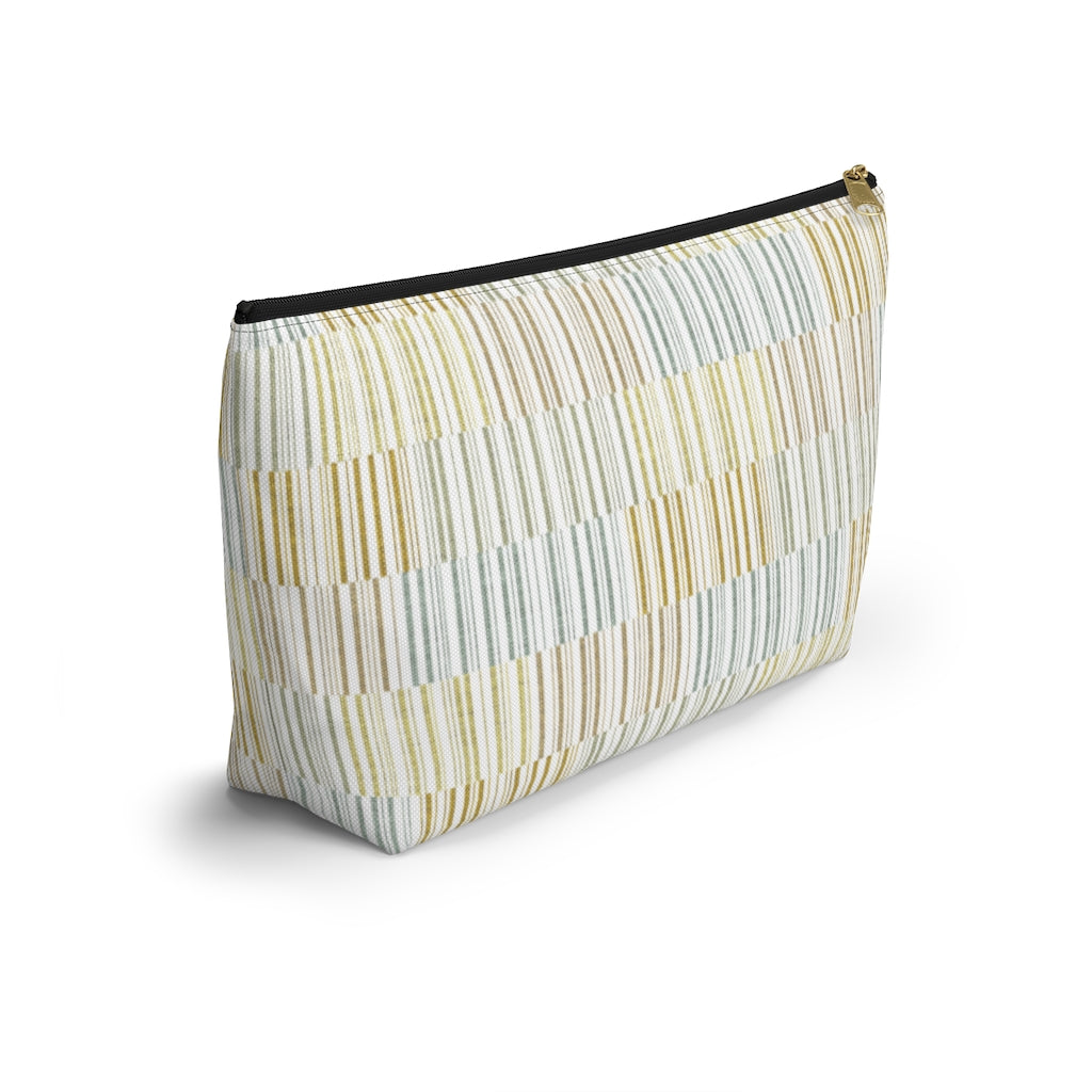 Traffic Code Accessory Pouch w T-bottom in Gold