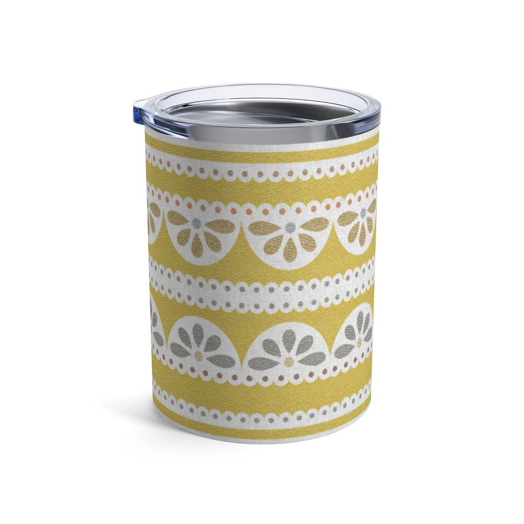 Eyelet Lace Tumbler in Yellow
