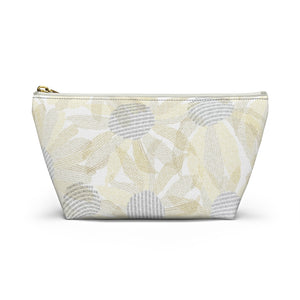Daisy Chain Code Accessory Pouch w T-bottom in Yellow