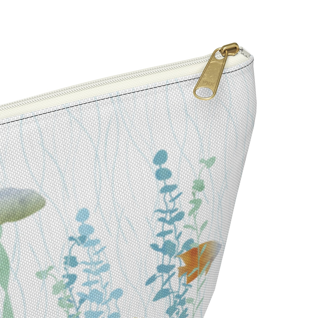 Aquarium Accessory Pouch w T-bottom in Aqua
