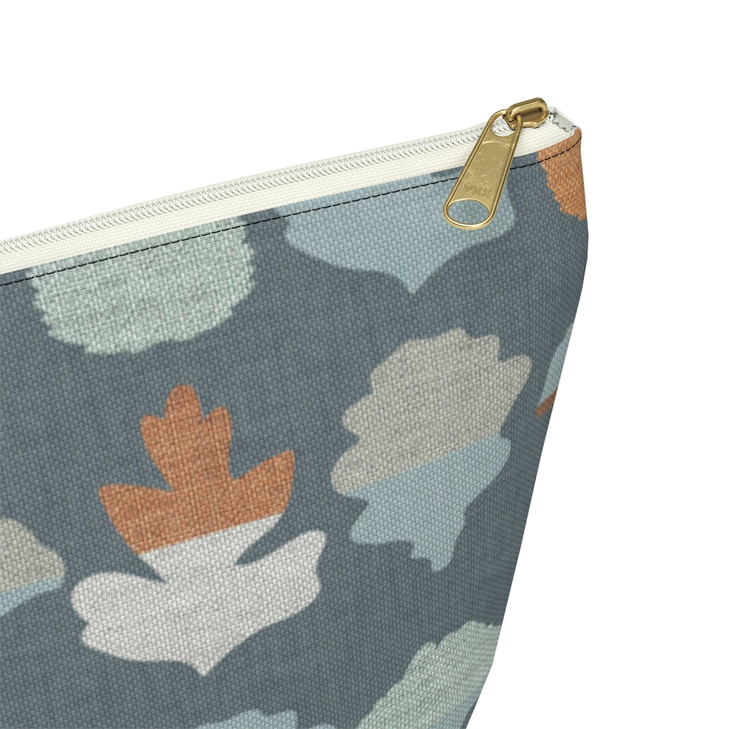 Frond Accessory Pouch w T-bottom in Aqua