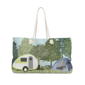 Camping Weekender Bag in Green