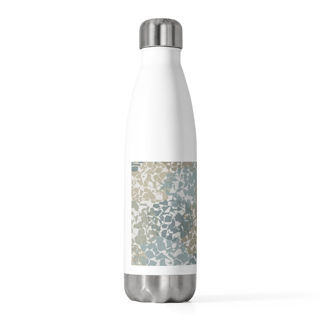 Hydrangea 20oz Insulated Bottle in Aqua