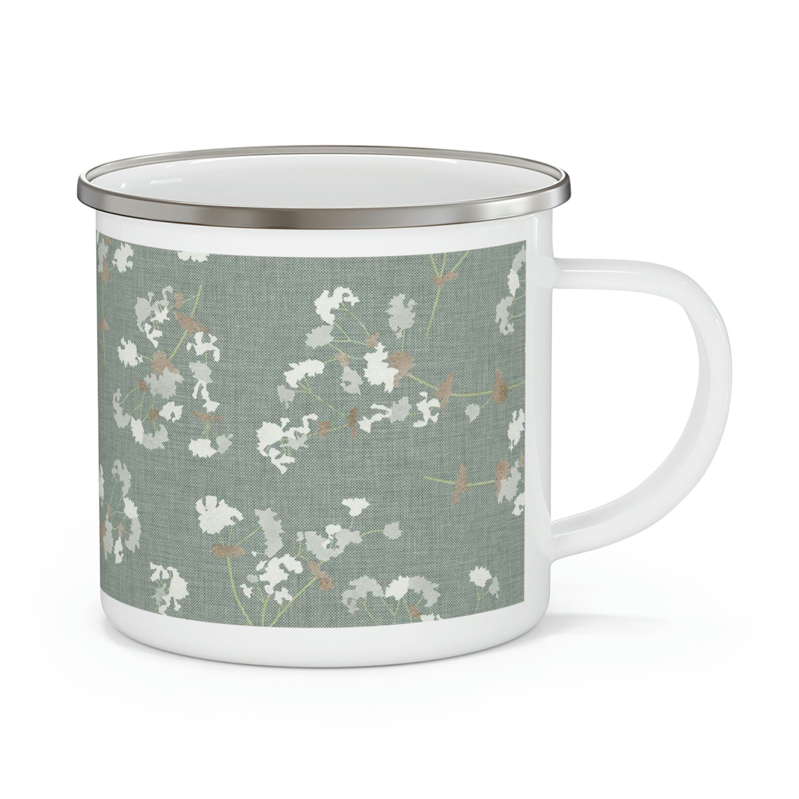 Alchemilla Vulgaris Enamel Mug in Aqua
