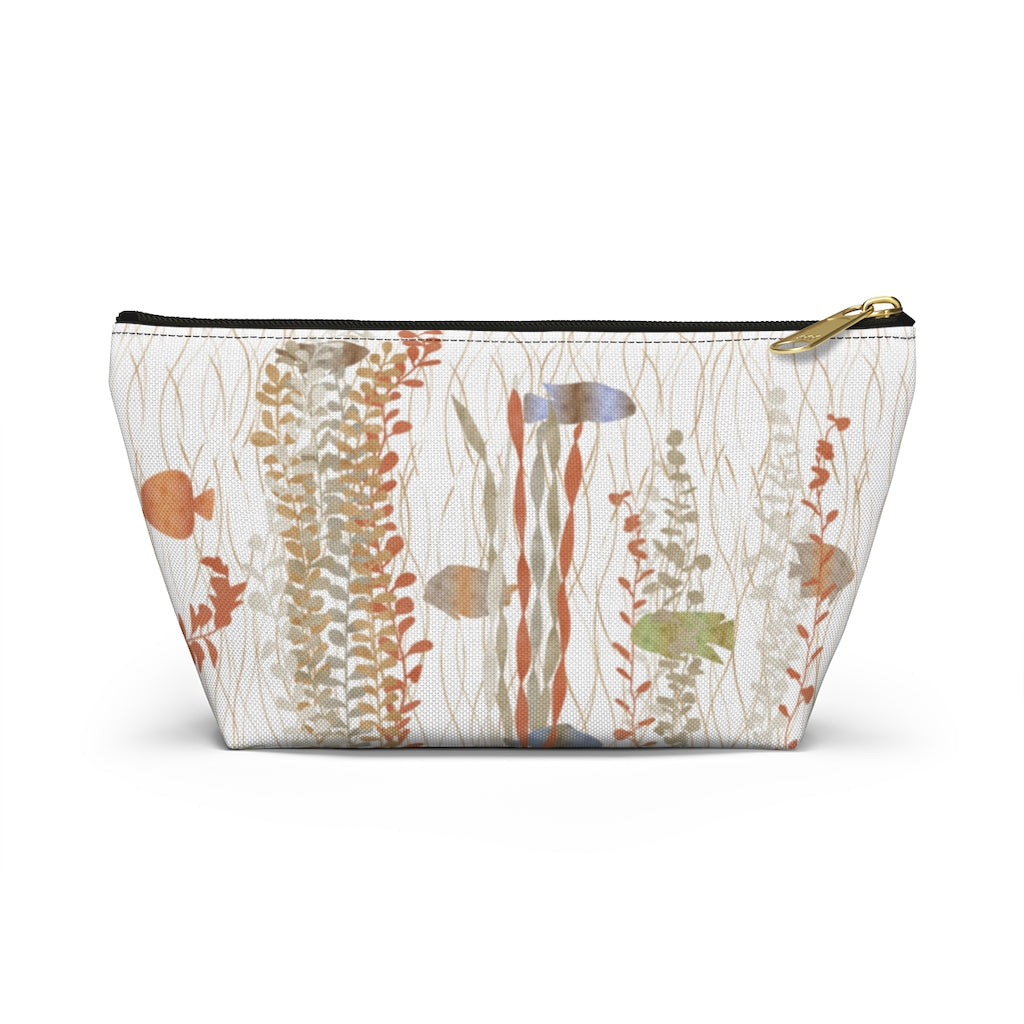 Aquarium Accessory Pouch w T-bottom in Coral