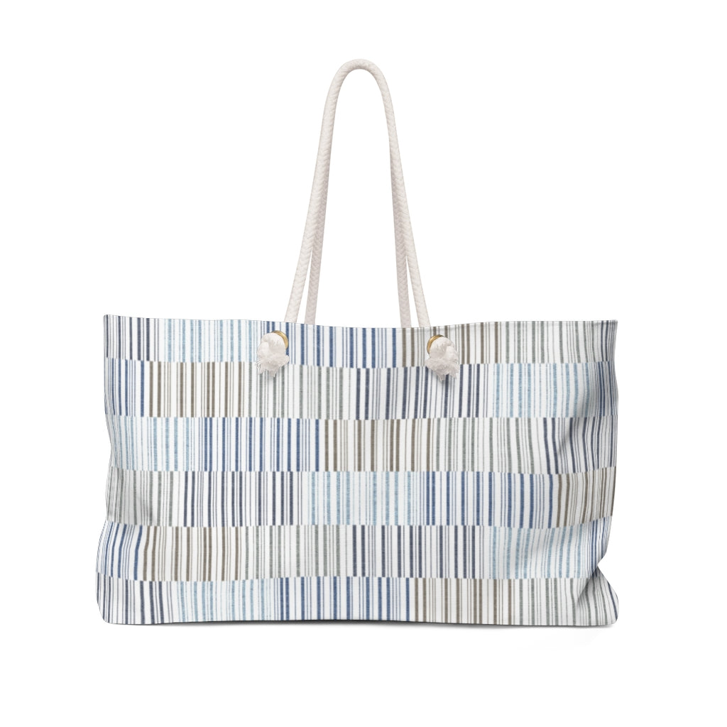 Traffic Code Weekender Bag in Blue