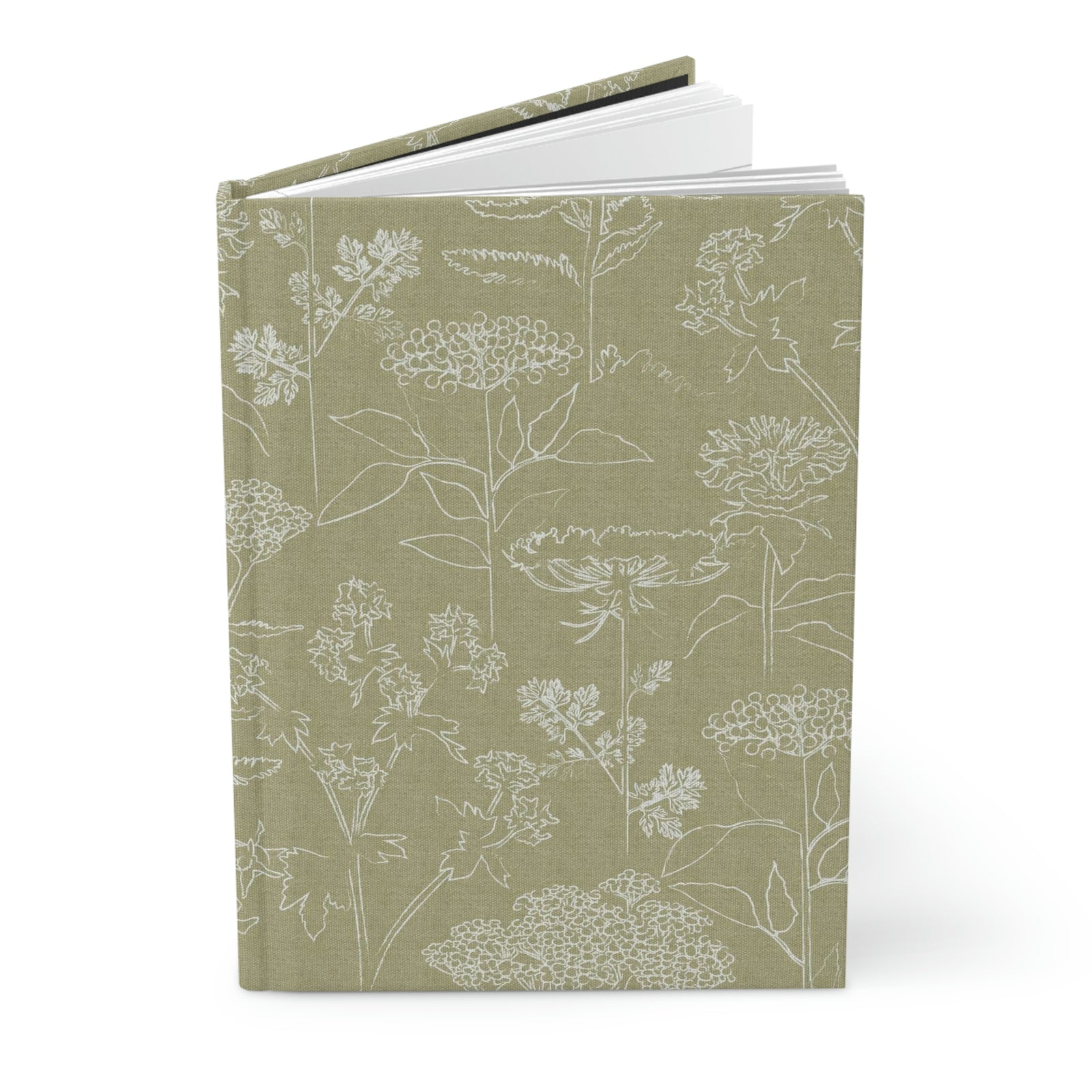 Swallowtail Hardcover Journal Matte in Light Green