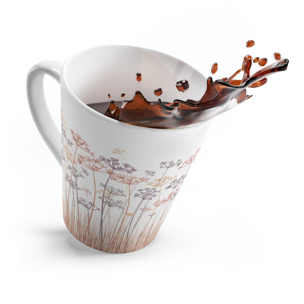 Message Code Latte Mug in Purple
