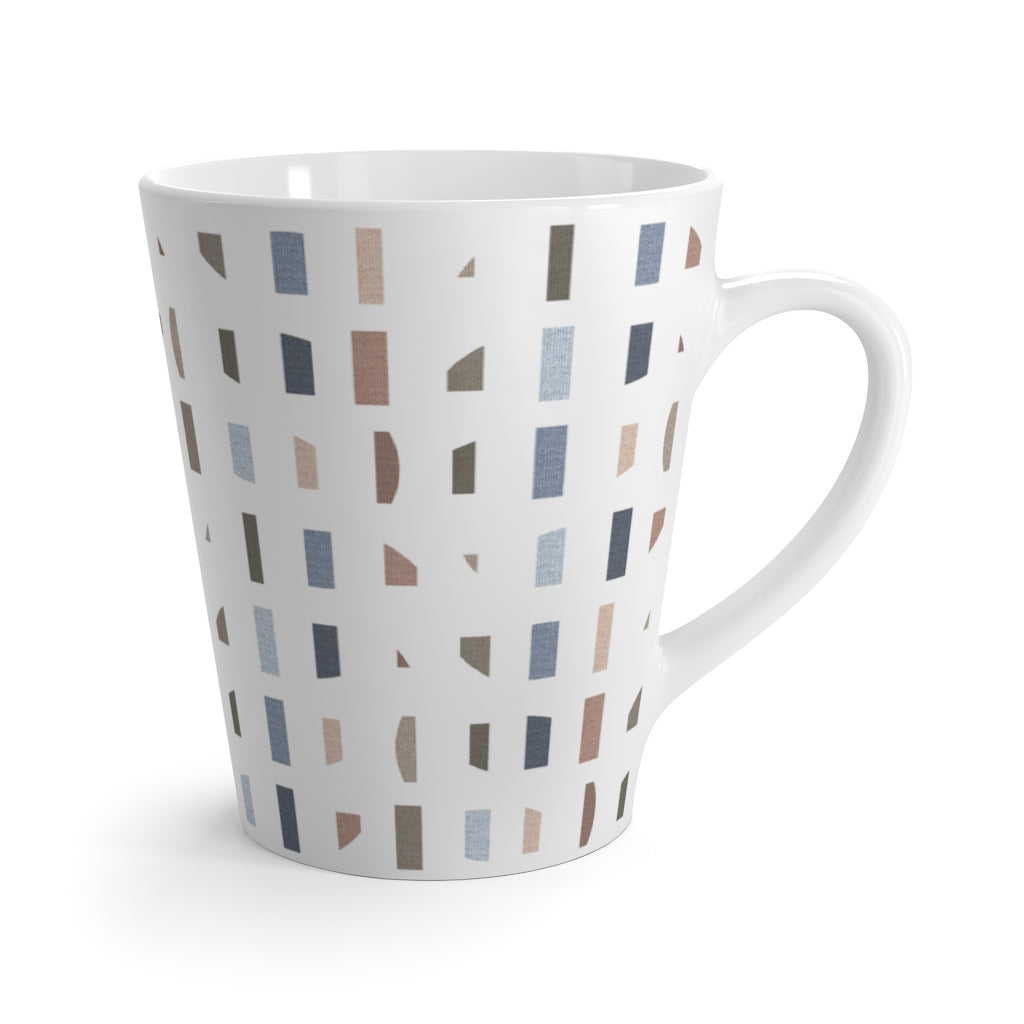 Tujjedy Code Latte Mug in Blue