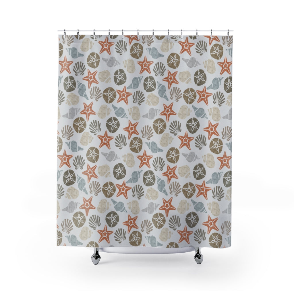 Sanibel Island Shower Curtain in Brown