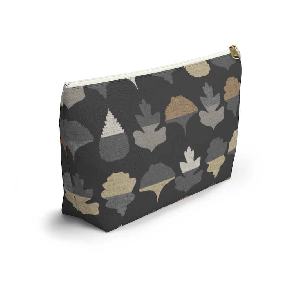 Frond Accessory Pouch w T-bottom in Black