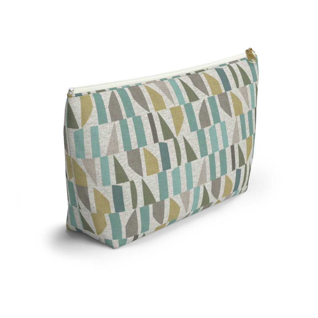Frequency Code Accessory Pouch w T-bottom in Aqua