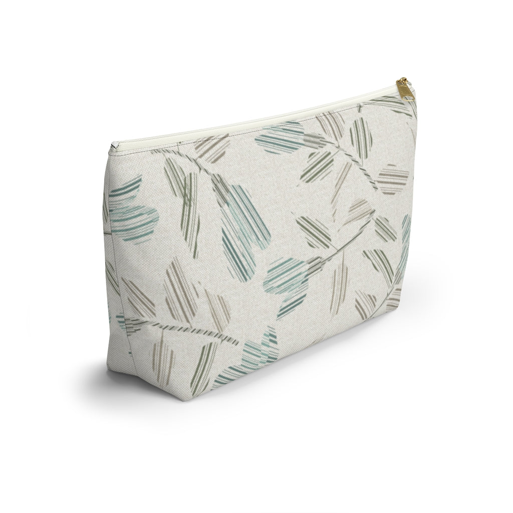Riverbank Code Accessory Pouch w T-bottom in Aqua