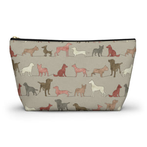 Dogs Accessory Pouch w T-bottom in Pink