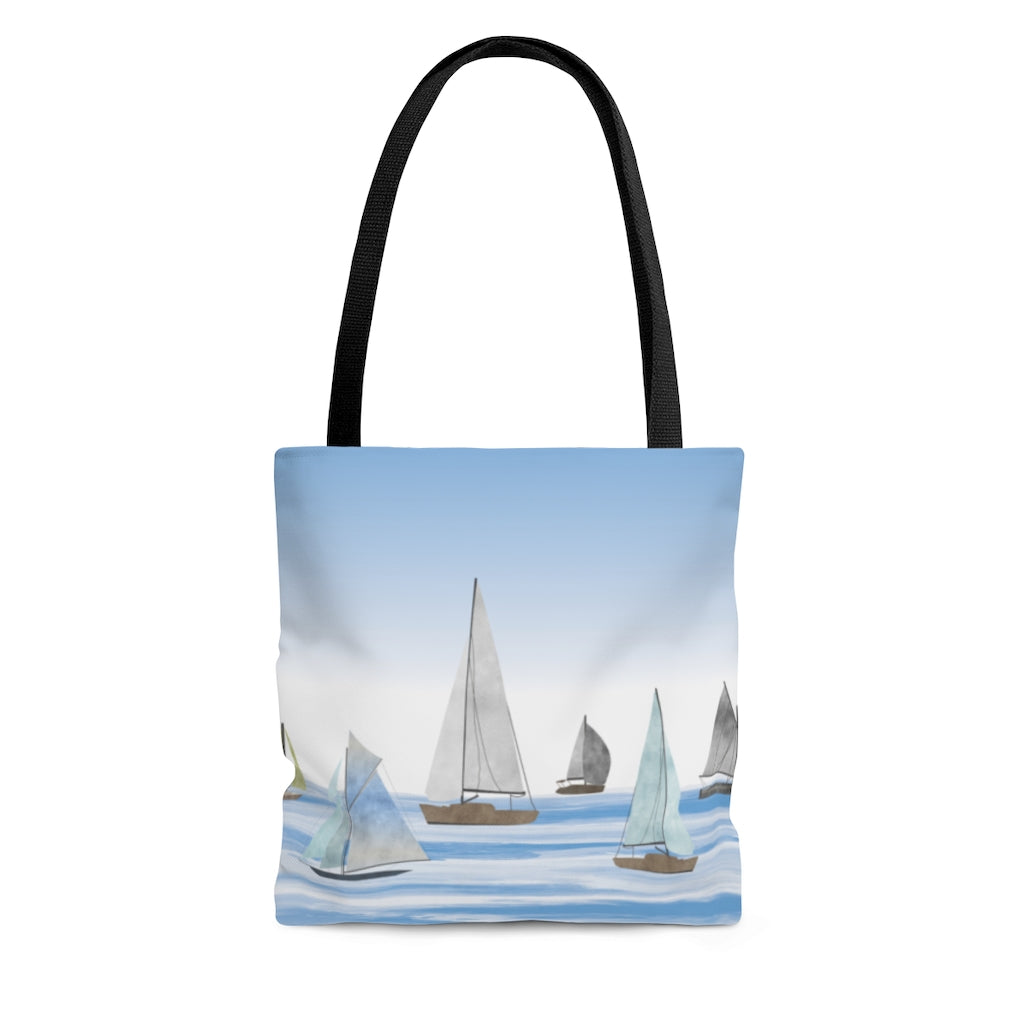 Sailing Tote Bag in Blue