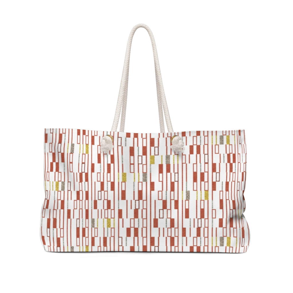 Signals Code Weekender Bag in Orange