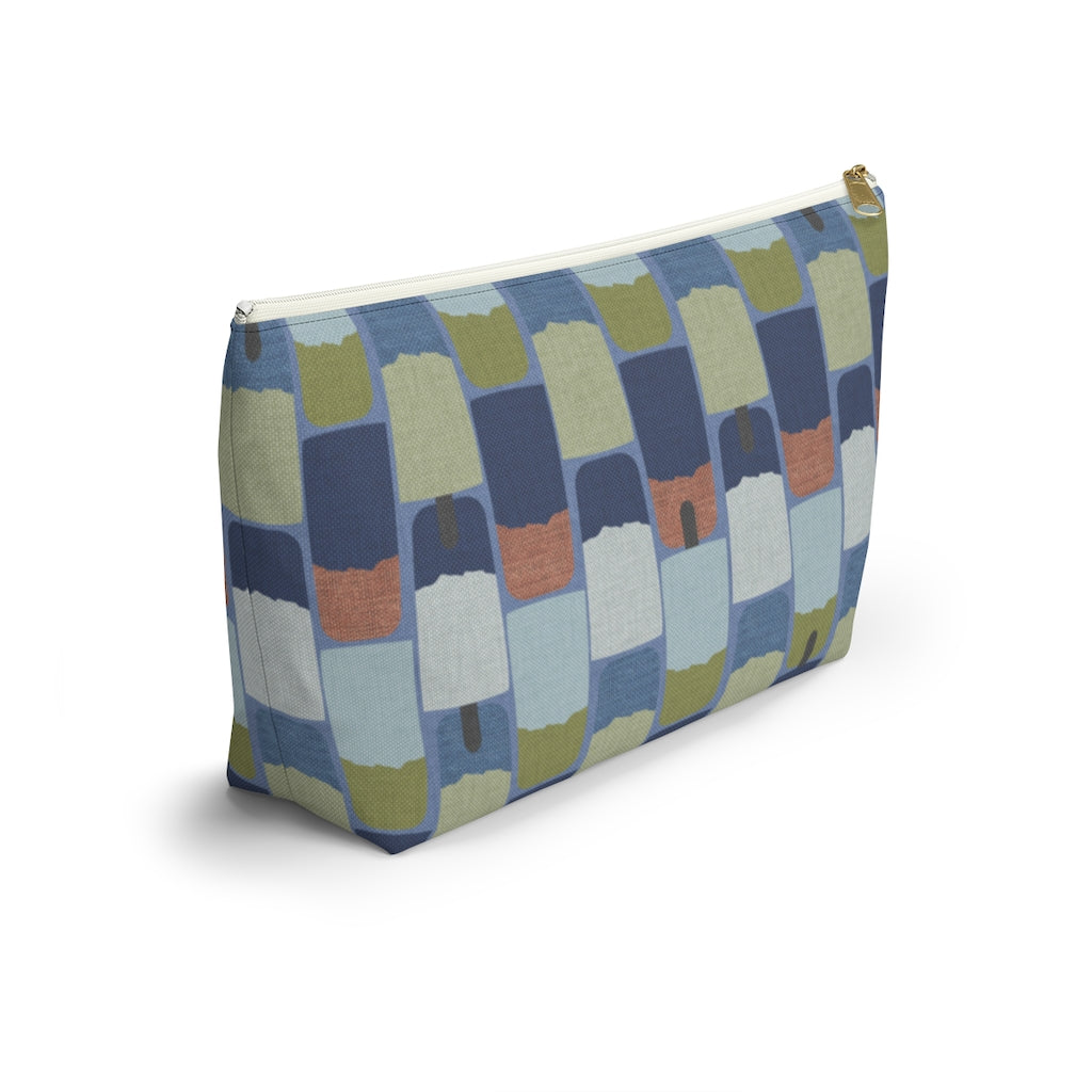 Popsicles Accessory Pouch w T-bottom in Navy