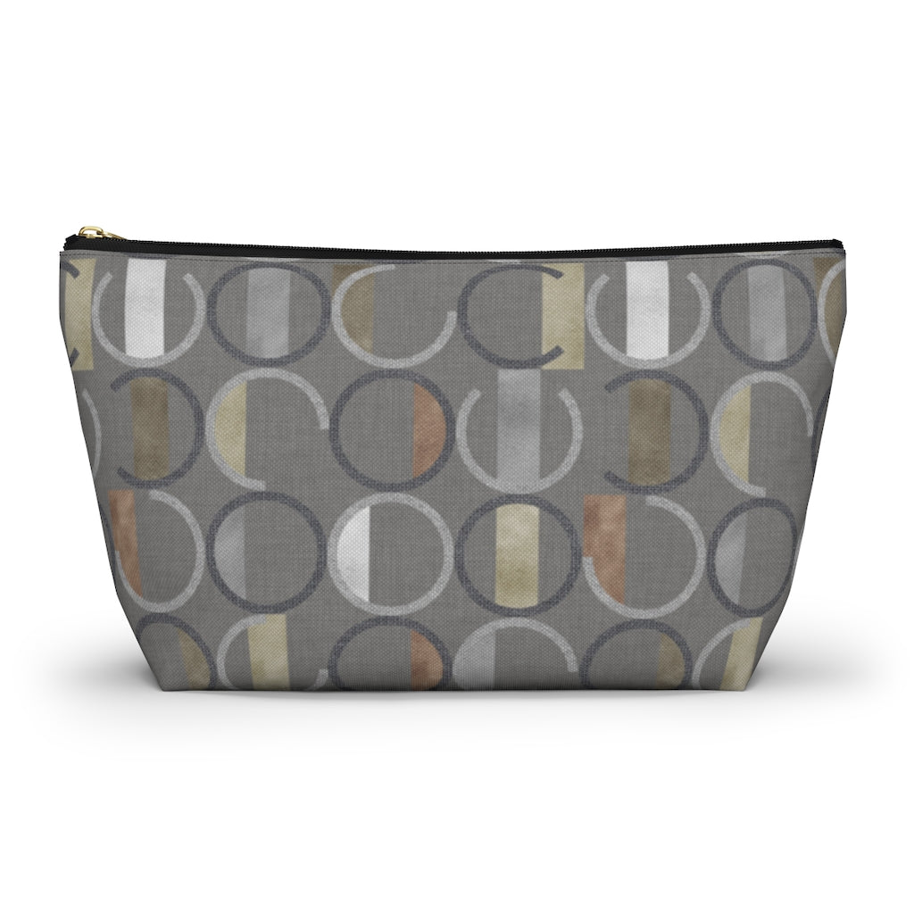 Journey Code Accessory Pouch w T-bottom in Gray
