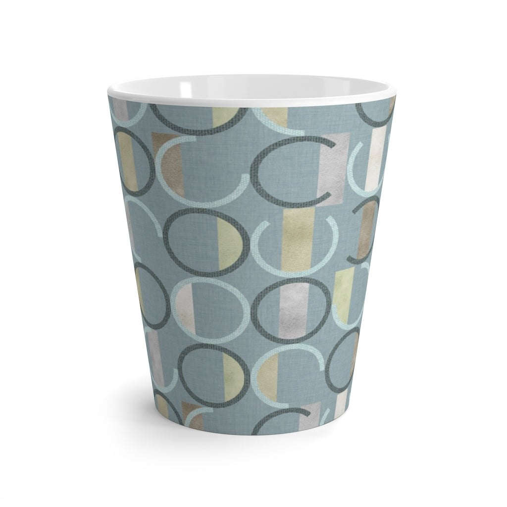 Journey Code Latte Mug in Aqua