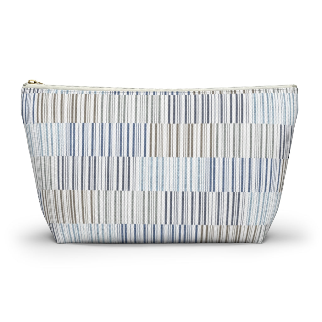 Traffic Code Accessory Pouch w T-bottom in Blue