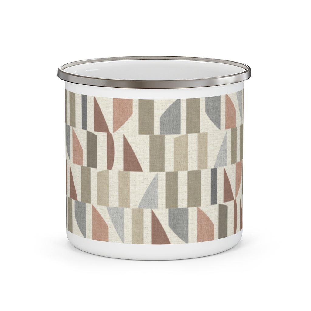 Frequency Code Enamel Mug in Pink