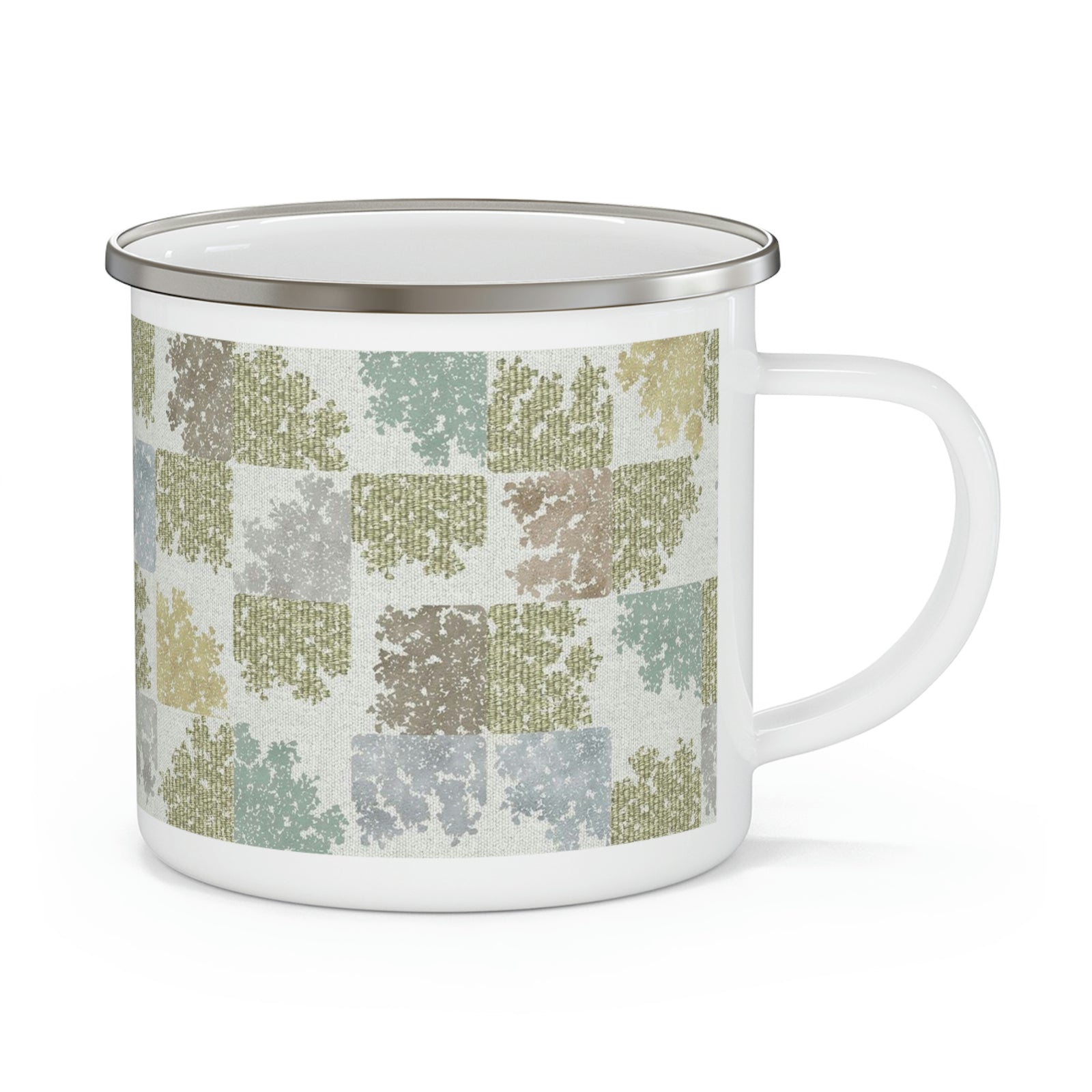 Daucus Carota Enamel Mug in Green