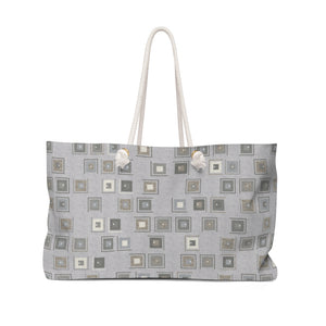 Key Code Weekender Bag in Light Gray