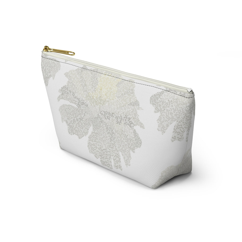 Ciphertext Code Accessory Pouch w T-bottom in Warm Gray
