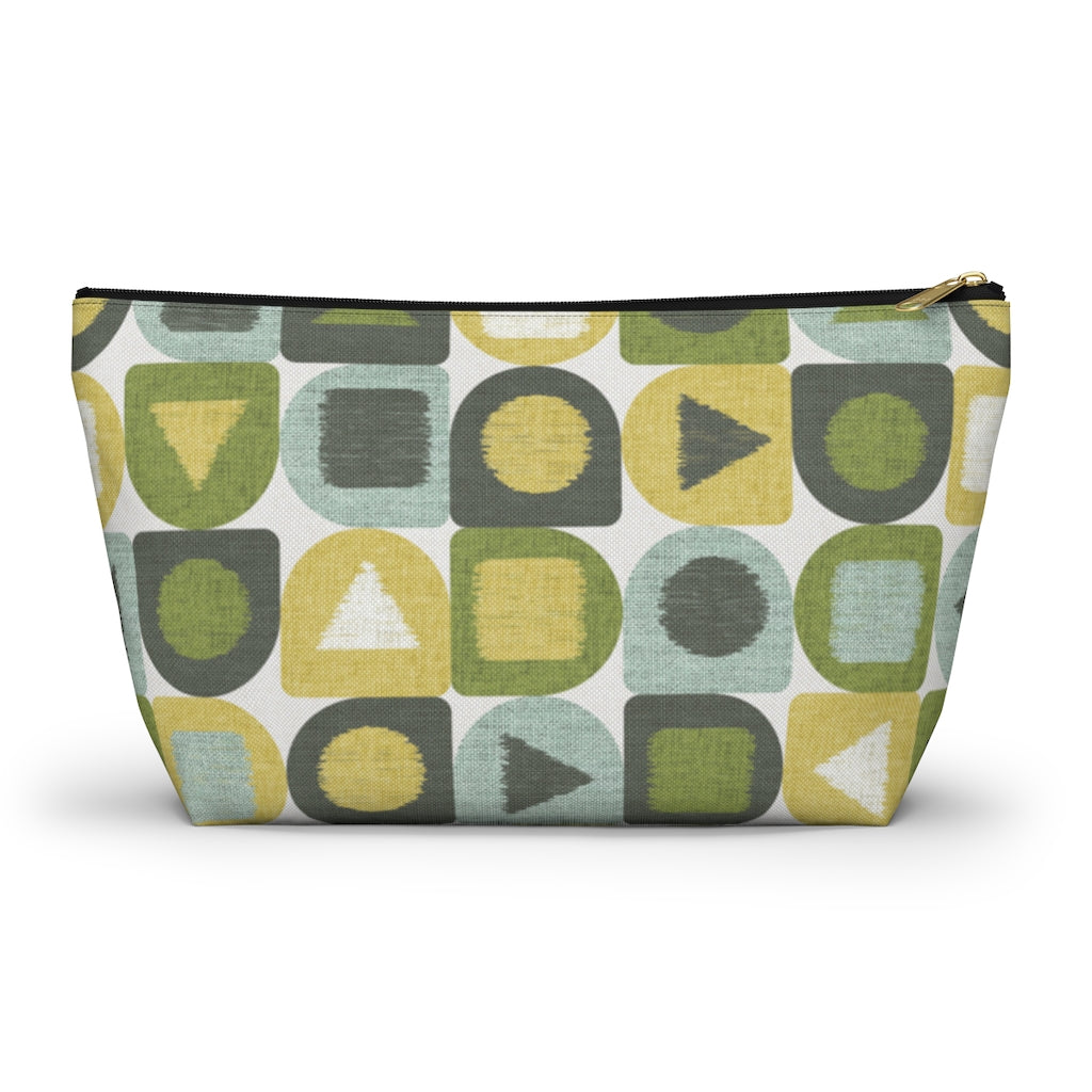 Shape Up Accessory Pouch w T-bottom in Green