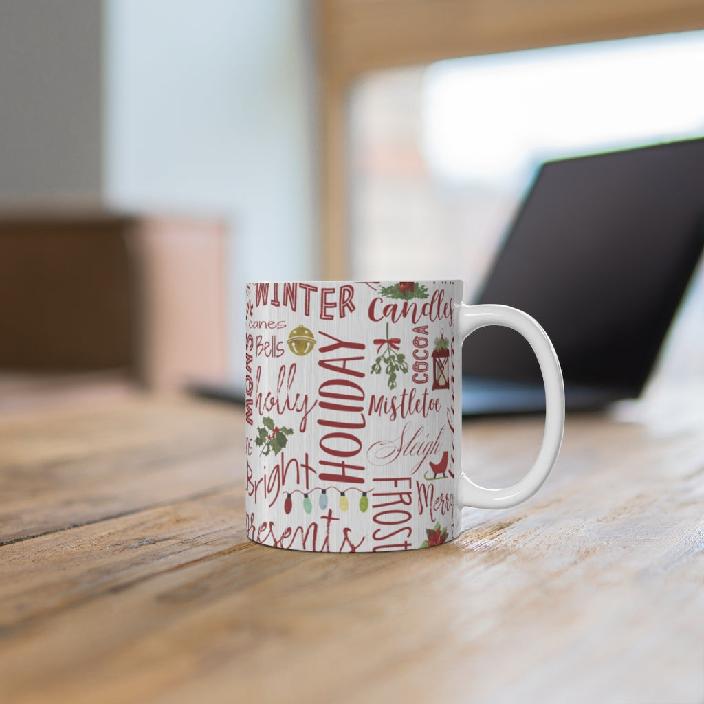 Holiday Cheer Mug in Red
