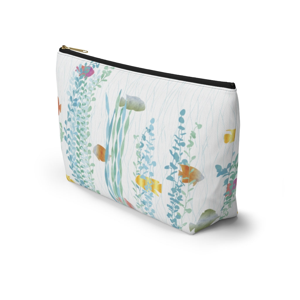 Aquarium Accessory Pouch w T-bottom in Aqua