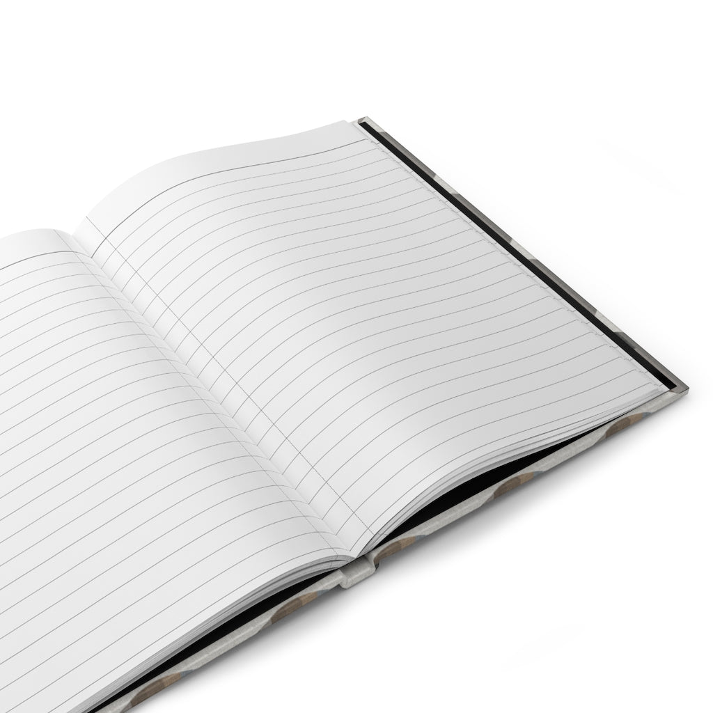 In Depth Code Hardcover Journal Matte in Brown