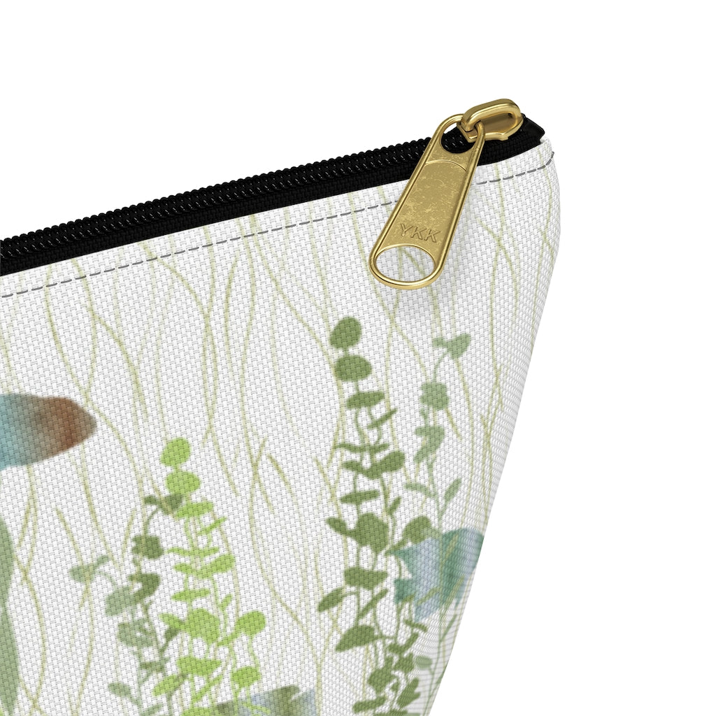 Aquarium Accessory Pouch w T-bottom in Green