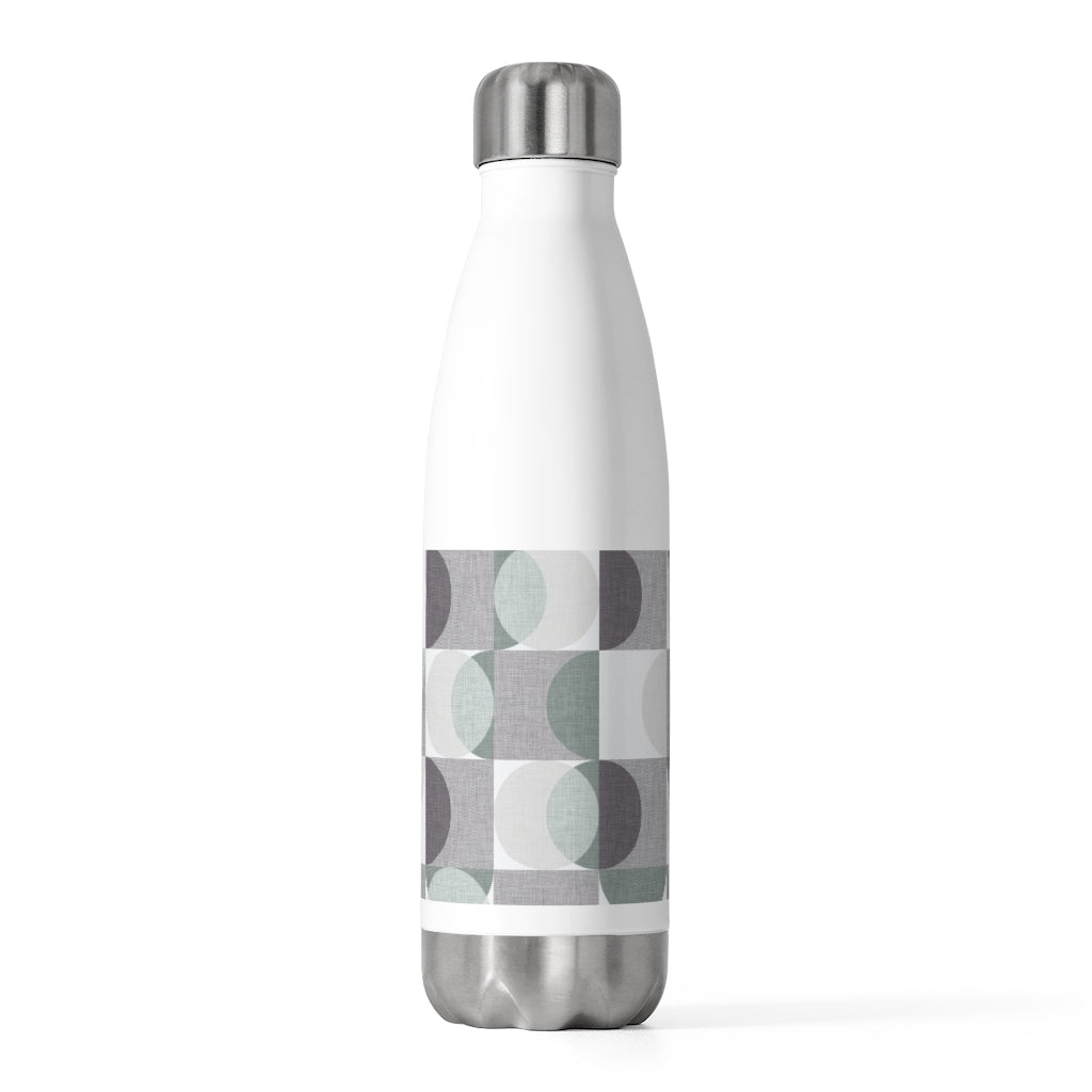 Semi Circle in Squares 20oz Insulated Bottle in Purple