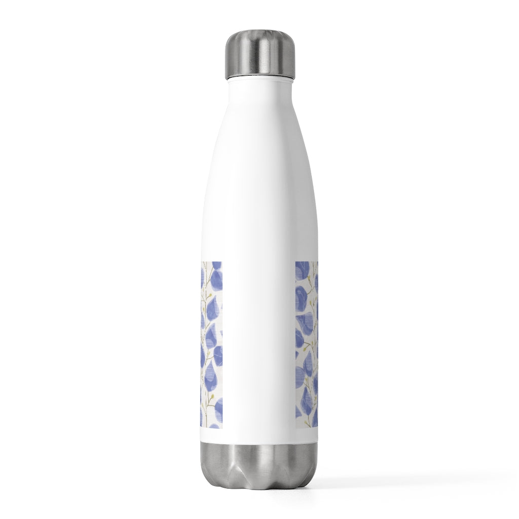 Budding Vine 20oz Insulated Bottle in Blue