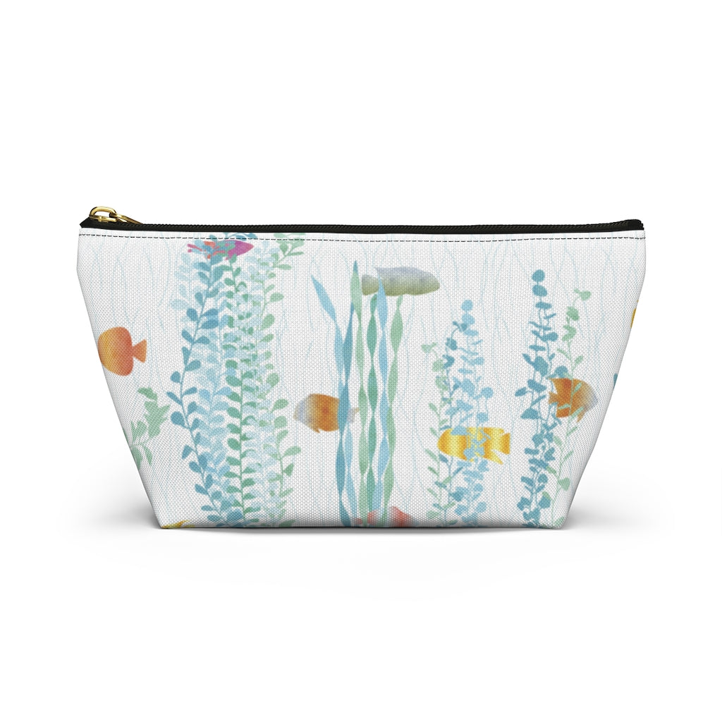Aquarium Accessory Pouch w T-bottom in Aqua